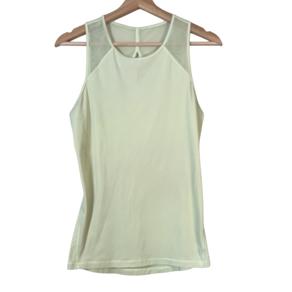 Lululemon For The Run Tank Top‎ Yellow Women's Sleeveless Lightweight Athletic 6